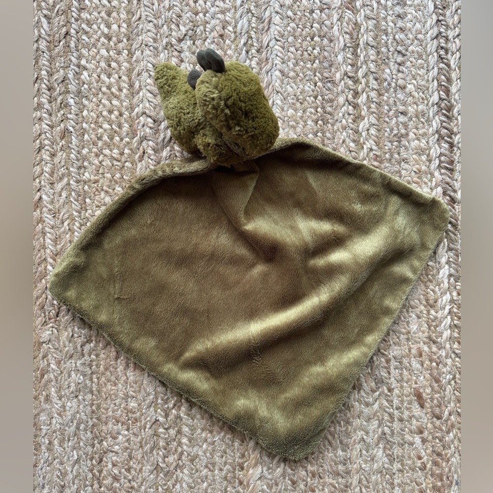 Jelly cat bashful dinosaur lovey blanket